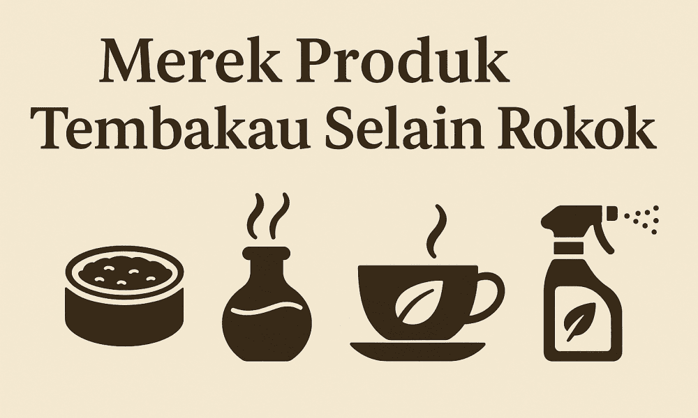 merek tembakau selain rokok