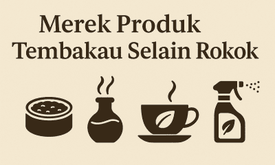 merek tembakau selain rokok
