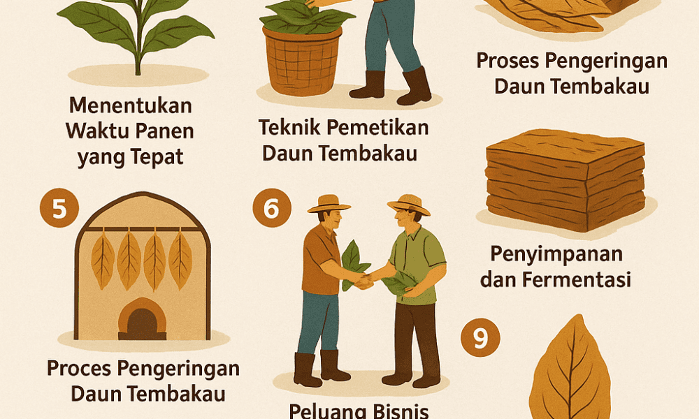 cara panen tembakau