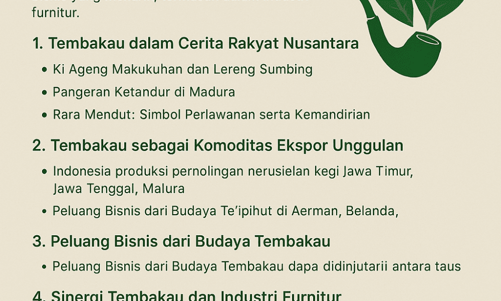 Cerita Rakyat Tentang Tembakau