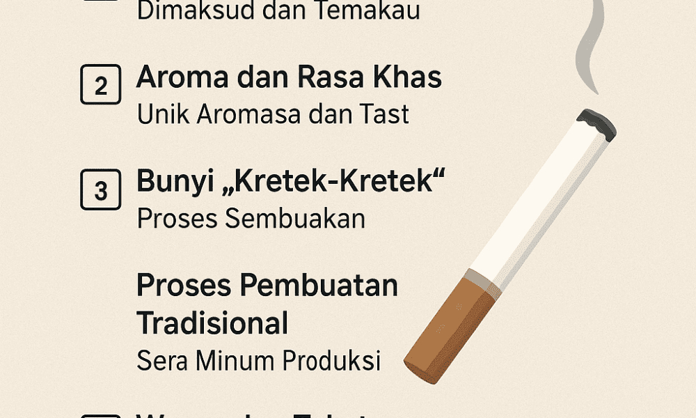 ciri ciri rokok kretek