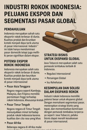 indonesia cigarette