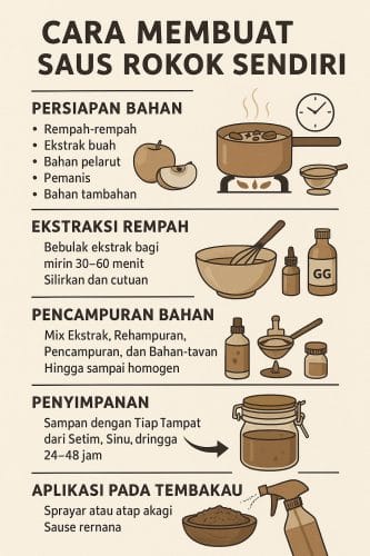 Cara Membuat Saus Rokok Sendiri