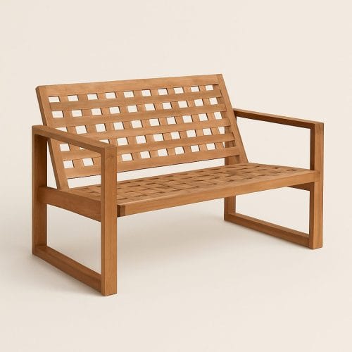 Teak Double Seater
